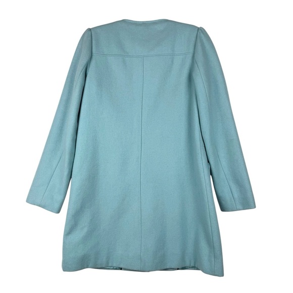 Mossimo Tiffany Blue Pea Coat Size Medium Wool blend - Picture 5 of 7